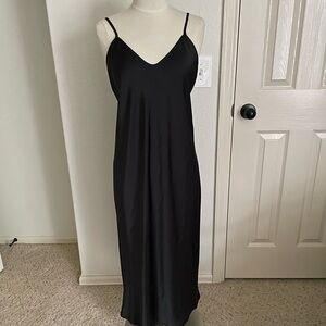Banana Republic Elegant Black Slip Dress